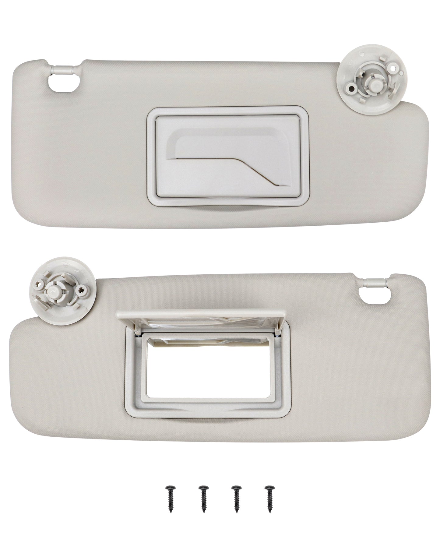 VeloCore Pair of Left and Right Sun Visor Compatible with Chevy Sonic 2012-2020, Chevy Spark 2013-2016, Replace# P95327509, P95327507