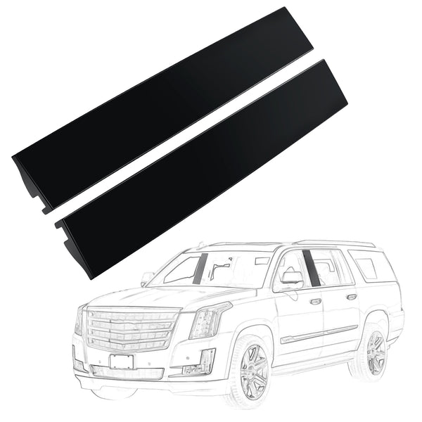 AIKEPT B Pillar Trim Molding 926-242 926-241 Replacement for Cadillac Escalade ESV Chevrolet Suburban Chevy Tahoe GMC Yukon XL 2015-2020 20963325 84263145 84263144, Left &amp; Right