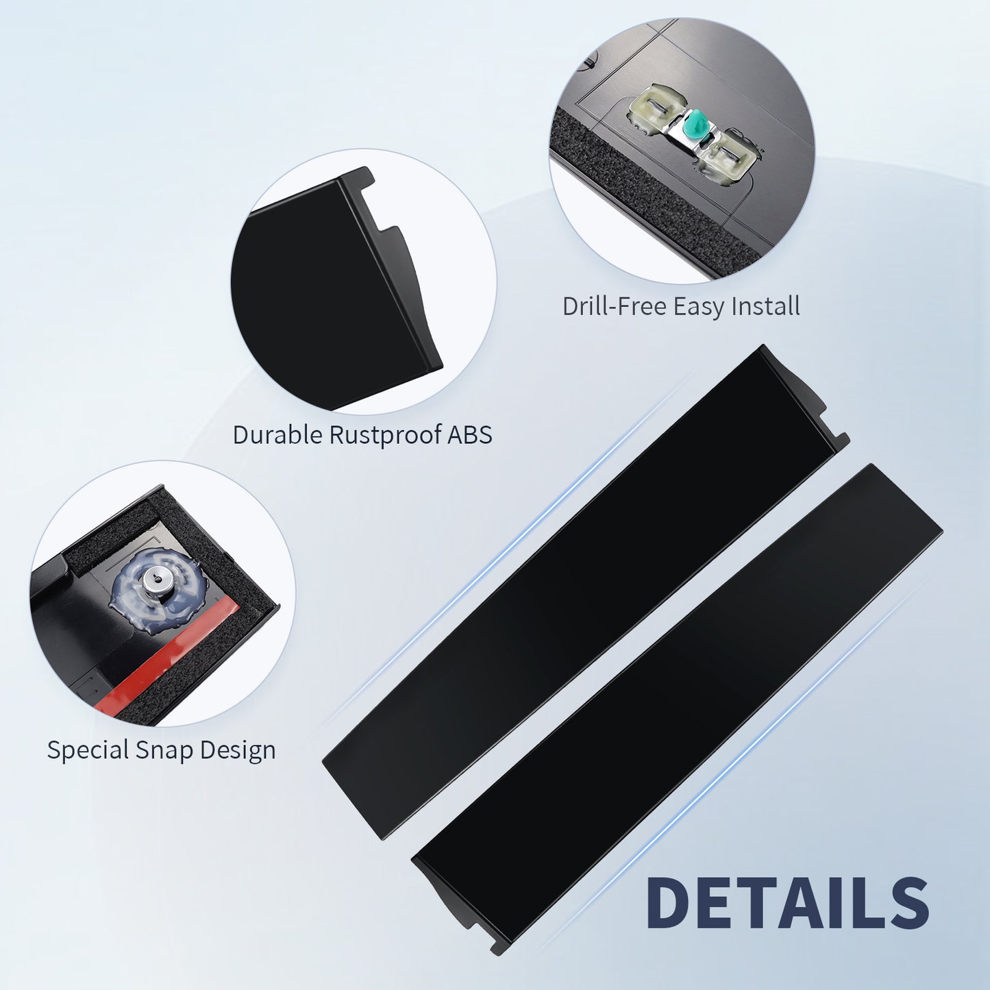 AIKEPT B Pillar Trim Molding 926-242 926-241 Replacement for Cadillac Escalade ESV Chevrolet Suburban Chevy Tahoe GMC Yukon XL 2015-2020 20963325 84263145 84263144, Left &amp; Right