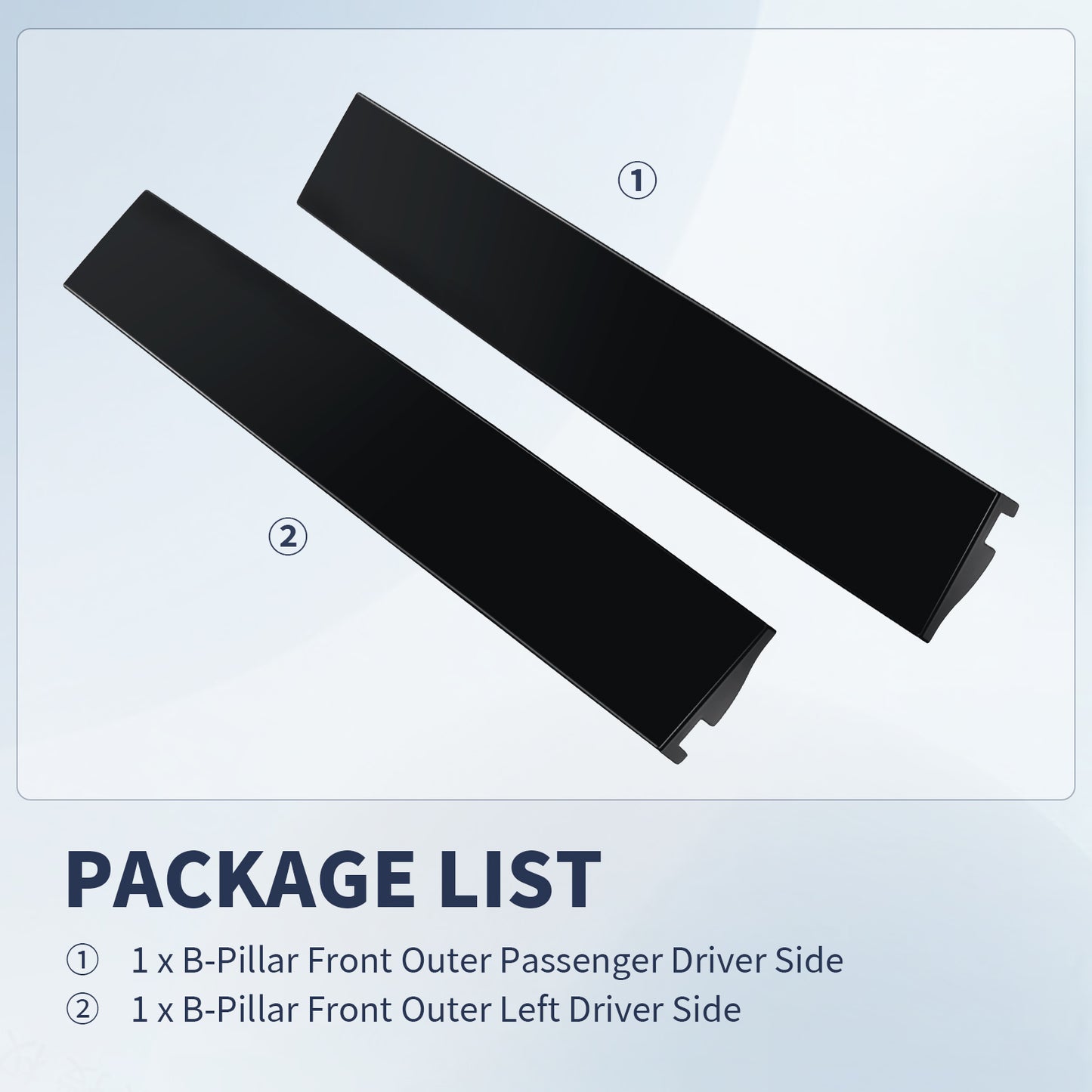 AIKEPT B Pillar Trim Molding 926-242 926-241 Replacement for Cadillac Escalade ESV Chevrolet Suburban Chevy Tahoe GMC Yukon XL 2015-2020 20963325 84263145 84263144, Left &amp; Right