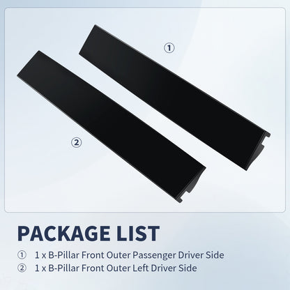 GMC Chevy Cadillac  B Pillar Door Trim Molding 926-242 926-241 -Kit (2015-2020)
