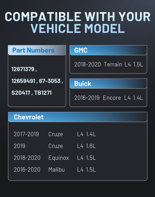 Chevy GMC Buick Electronic Throttle Body 12671379 - 1.5L 2.0L (2016-2020)