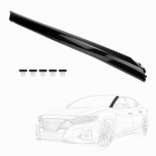 FEXON Windshield Molding Trim 788739DJ1A - Rear Left C-Pillar for Nissan Maxima 2016-2021 | OEM Quality Black Trim