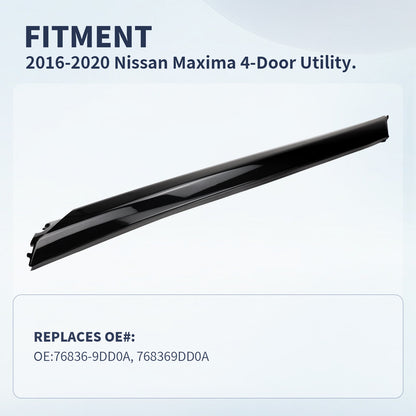 AIKEPT Windshield Trim Molding A Pillar 768369DD0A Compatible with 2016-2020 Maxima Replacement for 76836-9DD0A, Right Accessories