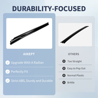 AIKEPT Windshield Trim Molding A Pillar 768369DD0A Compatible with 2016-2020 Maxima Replacement for 76836-9DD0A, Right Accessories