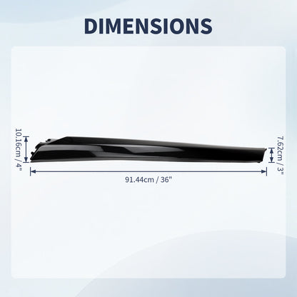 AIKEPT Windshield Trim Molding A Pillar 768369DD0A Compatible with 2016-2020 Maxima Replacement for 76836-9DD0A, Right Accessories