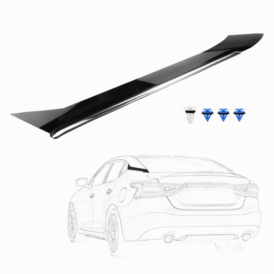 FEXON Rear Left Side Trim Molding 78873-9DJ1A C Pillar for Nissan Maxima, Black Molding Panel, 1 Pack