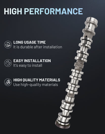 Radvik Intake Camshaft 5047913AD Right Side Compatible with Jeep Grand Cherokee Dodge Durango Chrysler Ram 2016-2024 3.6L V6 Engine, 5047913AB, 5047913AA, 05047913AC