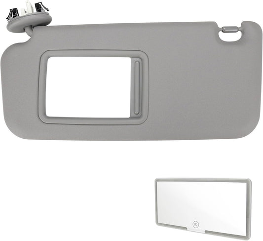 74320-42501-B2 Gray Sun Visor for 2006-2013 Toyota RAV4 Driver Side
