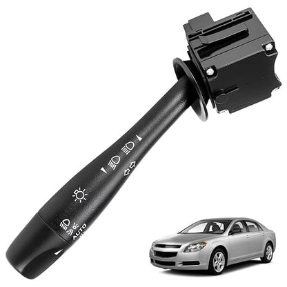 Turn Signal Switch Compatible with Chevy Malibu 2004-2012, Pontiac G6 2005-2011, Saturn Aura 2007-2009 Replacement OEM D6253E, 20940369, SW8004 Headlamp Dimmer Switch Blinker Lever