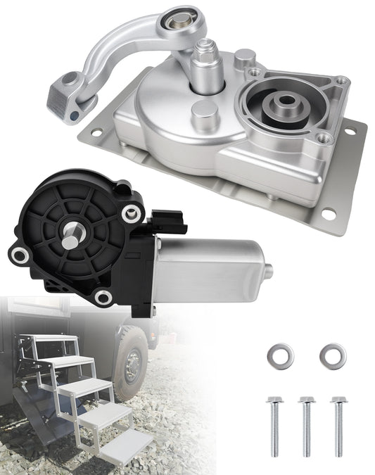 RV Gear Box Linkage & Step Motor 366043 - Lippert 12V Exterior Entry Step