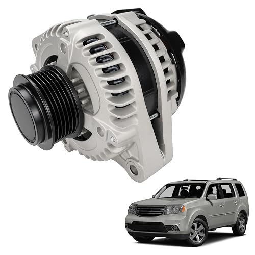 VeloCore Alternator Compatible with Honda Odyssey 2011-2013 V6 3.5L,Pilot 2012-2015 V6 3.5L,Ridgeline 2012-2014 V6 3.5L OE#11573N 11573 104210-1240 9764219-124 1042101240