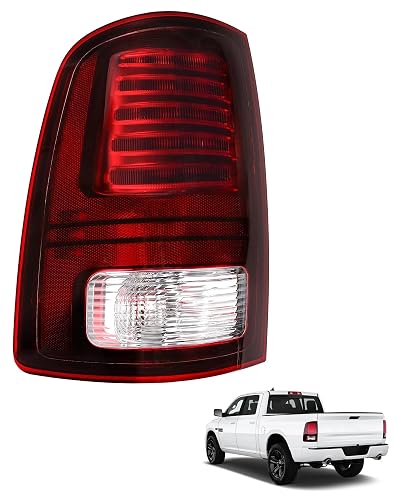 VeloCore LED Tail Lights for Ram 1500 2013-2018, Ram 2500/3500 2014-2018, Driver Side, Black/Red