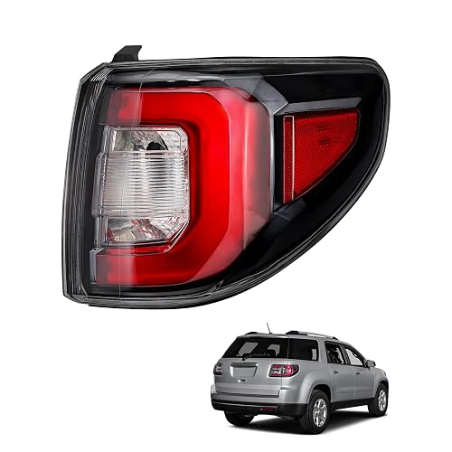 VeloCore Tail Light Assembly for GMC Acadia 2013-2016, GMC Acadia Limited 2017, Passenger Side, 84051376-PFM