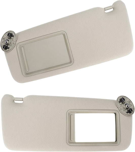 VeloCore Sun Visor Set Toyota Camry 2007-2011 Left Right Beige 74320-06780-E0 2PC