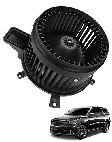 VeloCore Heater Blower Motor Compatible with 2011-2024 Dodge Durango, 2011-2021 Jeep Grand Cherokee, 2008-2020 Grand Caravan, 2008-2016 Chrysler Town & Country - Replaces 700216, 68029719AA
