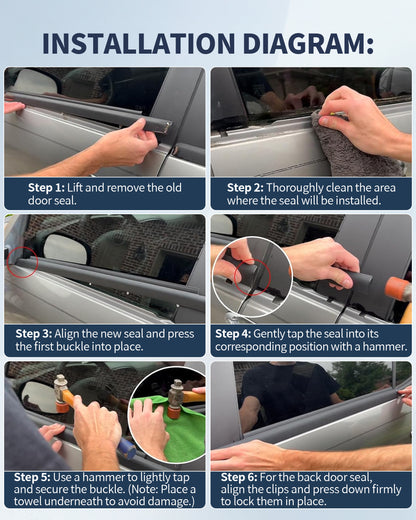 AIKEPT 4PCS Chrome Window Molding Trim Seal Belt Kit, Compatible with Honda CR-V 2007 2008 2009 2010 2011, Automotive Exterior Door Glass Weatherstrip Set, Replaces OE 72410-SWA-A01 72450-SWA-A01