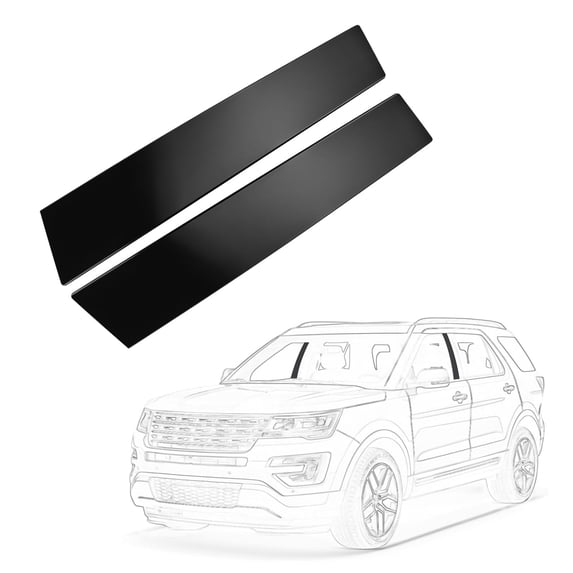 VeloCore Ford Explorer Front B-Pillar Trim Pair | No Keypad | 926-448 / 926-449