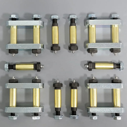 FEXON Heavy Duty Trailer Shackle Kit for CRE3000 Stock Equaflex 2.25" Shackles, 10 Pack