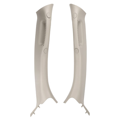 AIKEPT A-Pillar Grab Handle Pair for 2002-2010 Dodge Ram 1500 2500 3500, Interior Trim Replacement Compatible with OE# 1TE75BD1AA, 1TE74BD1AA (Left & Right, Beige)