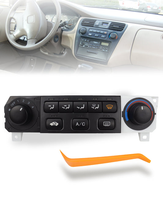 Flecto 599-268 A/C Heater Climate Control Module - HVAC Switch Panel, Plug and Play - Compatible with 1998-2000 Honda Accord & 1998-2004 Honda Odyssey Replace# 79600-S84-A01ZA