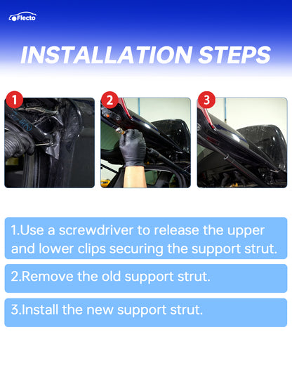 Flecto Left & Right Liftgate Struts, Electric Rear Hatch Lift, Trunk Tailgate Power Shock Support, Compatible with 2013-2018 Toyota RAV4 2.5L, Replace# 6892009010 6891009010, 2 Set