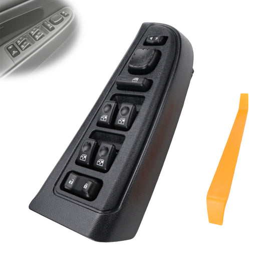 Flecto Master Power Window Switch Driver Side 15883319 with Door Lock & Folding Mirror Compatible with 2003-2006 Cadillac Escalade Chevy Silverado Avalanche Suburban Tahoe GMC Sierra Yukon Hummer H2