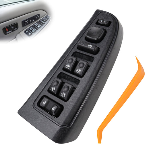 Flecto Master Power Window Switch Driver Side 15883320 with Door Lock Compatible with 03-07 Chevy Avalanche Silverado Suburban Tahoe GMC Yukon Sierra Cadillac Escalade, Replace 920-020 DWS-241