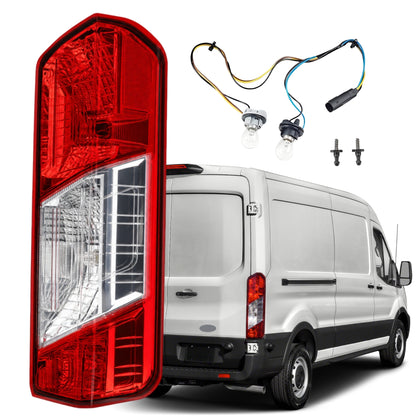 VeloCore RH Tail Light Assembly CK4Z13404K Halogen w/Bulbs Harness | Compatible with Ford Transit 150/250/350/350HD 2015-2025; Single Rear Wheels Only, Replaces 166-02778R FO2801242C