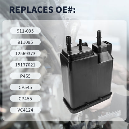Vapor Canister 911-095 Compatible with Chevy Silverado GMC Sierra Savana 1500 2500 3500 HD 2004-2019 Replaces 12569373 15137021