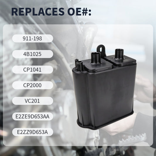 FEXON Vapor Canister for 1980-1996 Ford Models, Replaces# E2ZZ9D653A, 1 Piece