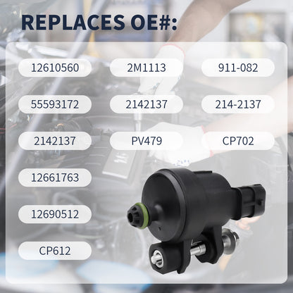 GM Vapor Canister Purge Valve 12610560 - GMC Chevy Cadillac Buick 3.6L