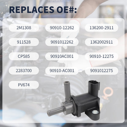 Toyota Vapor Canister Purge Valve 90910-12275 - 4Runner FJ Cruiser Tacoma Tundra