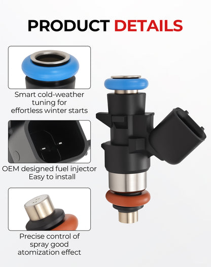 Chrysler Dodge Jeep Ram Fuel Injectors 0280158233 - 3.6L 4-Hole (2011-2017)