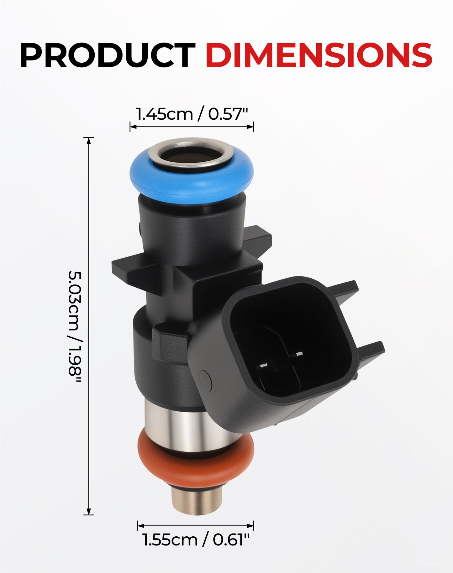 Chrysler Dodge Jeep Ram Fuel Injectors 0280158233 - 3.6L 4-Hole (2011-2017)