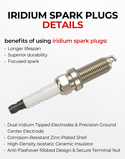 Nissan Infiniti Ignition Coils & Spark Plugs UF550 - 3.5L V6 Set of 6