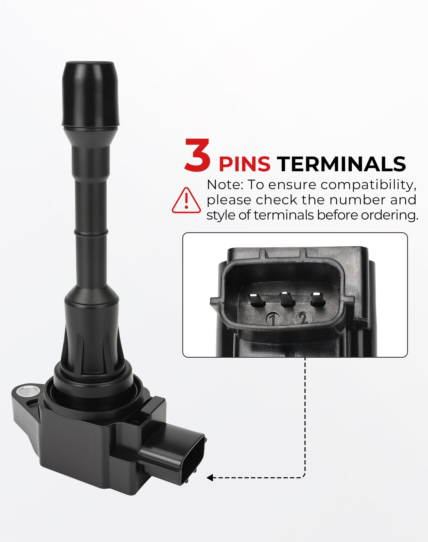 Nissan Infiniti Ignition Coils & Spark Plugs UF550 - 3.5L V6 Set of 6