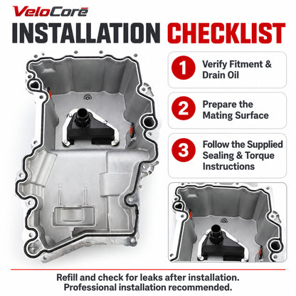 Ford F-150 2.7L aluminum lower oil pan: installation overview
