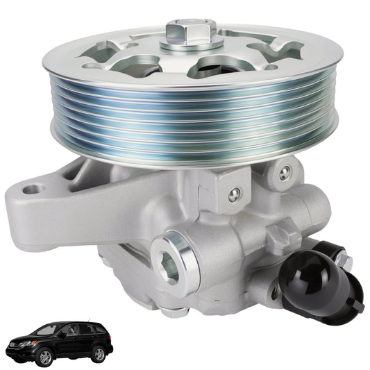 VeloCore 21-5419 Power Steering Pump with Pulley 2.0L 2.3L 2.4L | Compatible with Honda CR-V 05-11 Accord 06-07 Element 06-11 and Acura RSX TSX RDX 2002-2012, replaces 56110PNBA03