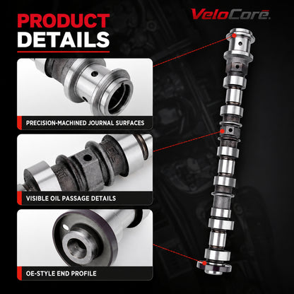 VeloCore Right Intake Camshaft 5184380AG Fit for Jeep Wrangler 3.6L V6 | compatible with Jeep Wrangler 2012-2016, Grand Cherokee 2011-2015, 3.6L V6 only, right intake, 5184380AH