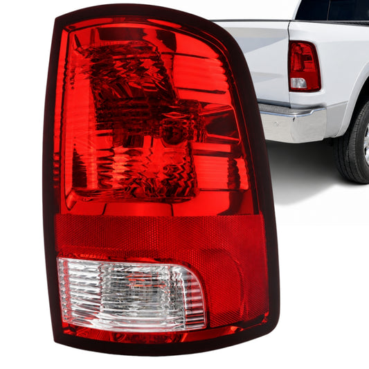 VeloCore CH2819124 Halogen Tail Light Assembly Right Side with Bulbs | Compatible with Dodge Ram 1500 2009-2018, Ram 2500/3500 2010-2018, Ram 1500 Classic 2019-2022, Right Passenger Side