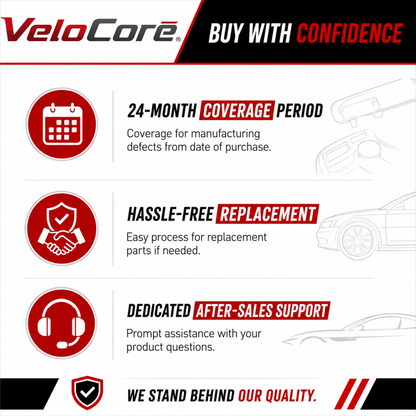 VeloCore Sun Visor Pair Compatible with 2006-2011 Honda Civic Coupe Sedan