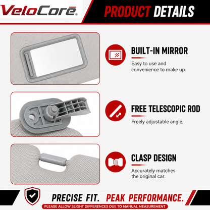Sun Visor Pair Grey 852103X000TX Left Driver Right Passenger Side
