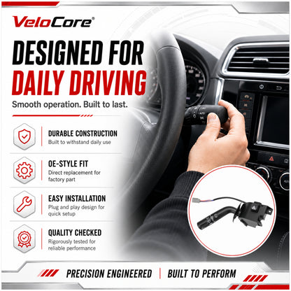 VeloCore Turn Signal Wiper Dimmer Combination Switch Lever 5L3Z-13K359-AAA