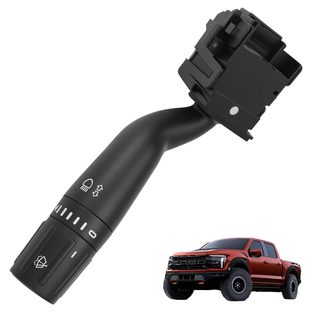 VeloCore Turn Signal Wiper Switch Lever Compatible with Ford F-150 F-250 F-350 F-450 Super Duty 2011-2013 - Multifunction Blinker Stalk Replaces BC3Z-13K359-BA SW-6874