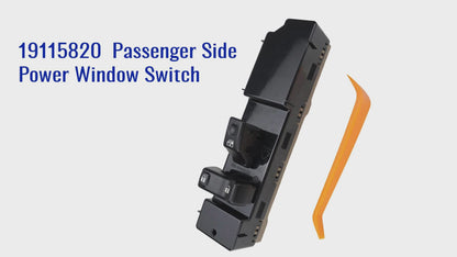 Flecto Power Window Switch Front Passenger Side 19115820 with Door Lock Compatible with 2003-2007 Chevy Avalanche Silverado Suburban Tahoe GMC Yukon Sierra Cadillac Escalade, Replace 920-020 DWS-241