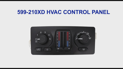 Flecto Climate Control Module Compatible with 2003 2007 GM Vehicles Replacement AC Control Panel Replaces OEM Part 599-210XD Easy Installation and Durable Build