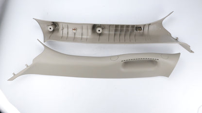 AIKEPT A-Pillar Grab Handle Pair for 2002-2010 Dodge Ram 1500 2500 3500, Interior Trim Replacement Compatible with OE# 1TE75BD1AA, 1TE74BD1AA (Left & Right, Beige)