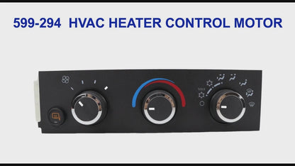Flecto Manual Climate Control Module AC Heater Panel Compatible with Chevrolet Express & GMC Savana Van 2001-2021 Replaces OEM 15773679, 84793088, 599-294